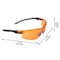 Ultrx Keen Safety Glasses, Amber 4141 - alternate 2
